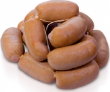 Сардельки Фабрика качества Для самых близких в натуральной оболочке, ~1кг