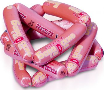 Сосиски Фабрика качества Баварские, ~1.174кг