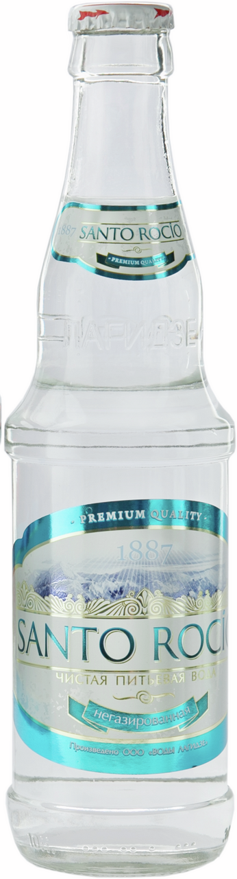 Изображение товара Питьевая негазированная вода Santo Rocio 330 мл натуральная чистая и освежающая