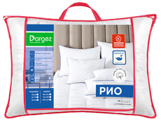 Подушка Dargez Рио микроволокно лебяжий пух, 50 х 70см