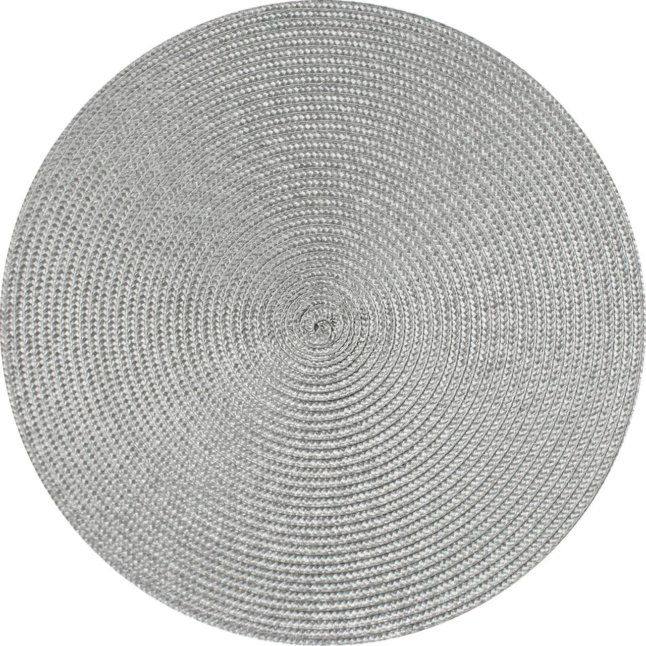 Салфетка Remiling Household светло-серая круглая, 38см