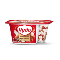 Йогурт Чудо хрустящее кокосовое искушение 3%, 105г