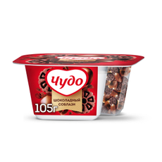 Йогурт Чудо хрустящий шоколадный соблазн 3%, 105г