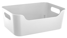 Корзина универсальная Эконова Scandi белая 1.2л, 17 х 12 х 7.5см