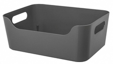 Корзина универсальная Эконова Scandi серая 3.1л, 24 х 17 х 9см