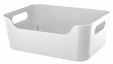 Корзина универсальная Эконова Scandi белая 3.1л, 24 х 17 х 9см