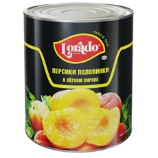 Персики Lorado в сиропе, 3.1кг