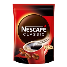 Кофе Nescafe Classic растворимый, 320г