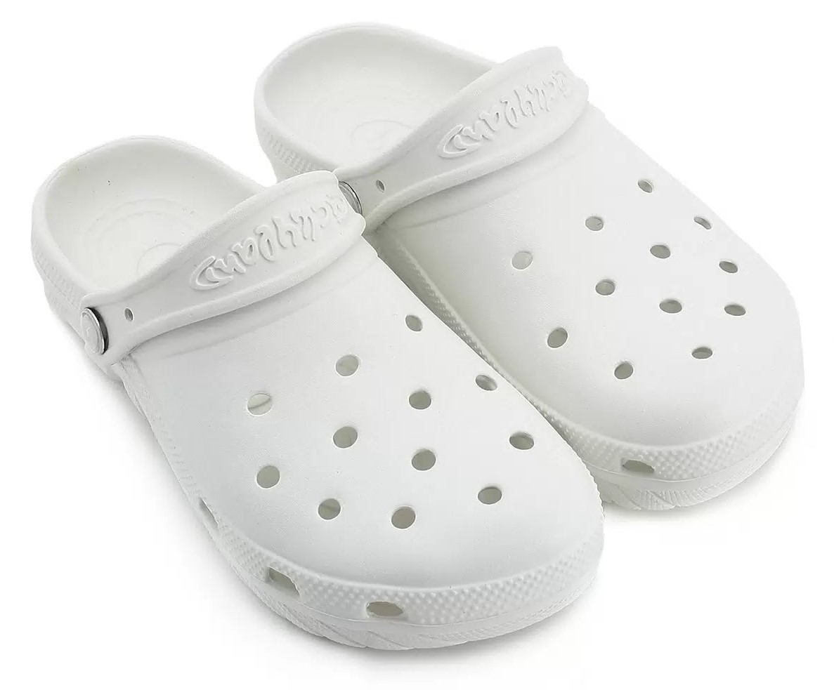 Сабо Lucky Land 3719 W-S-EVA с перфорацией белые, р. 39