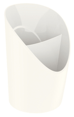 Подставка для ручек Esselte Europost Vivida 2 секции белая, 12.5 х 10см