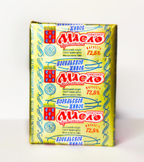 Масло сливочное Козельский МЗ Крестьянское ГОСТ 72.5%, 180г