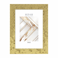 Фоторамка Мирам золото, 15 x 21см