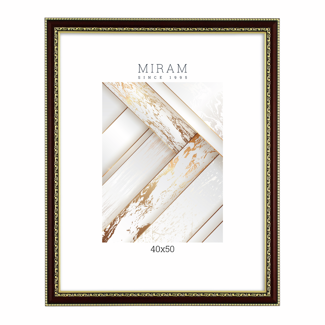 Фоторамка Мирам красное дерево, 40 x 50см