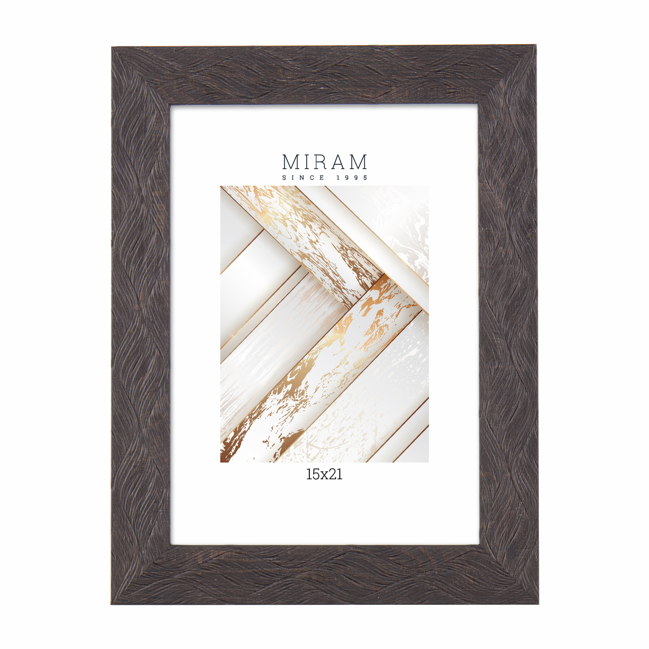 Фоторамка Мирам темно-коричневая, 15 x 21см