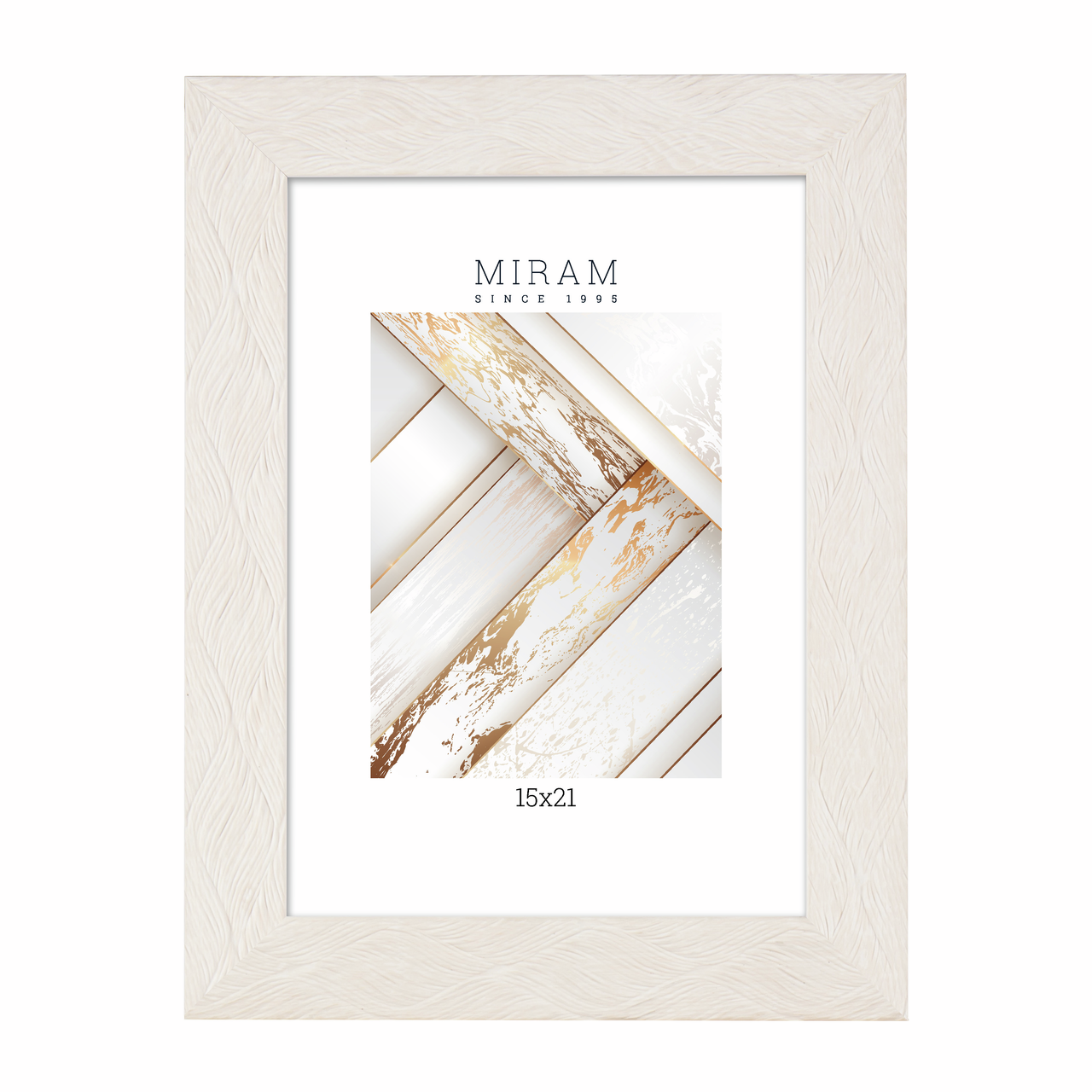 Фоторамка Мирам кремовая, 15 x 21см