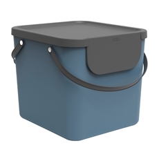 Контейнер для мусора Rotho Albula синий 40л, 34 x 36 x 40см