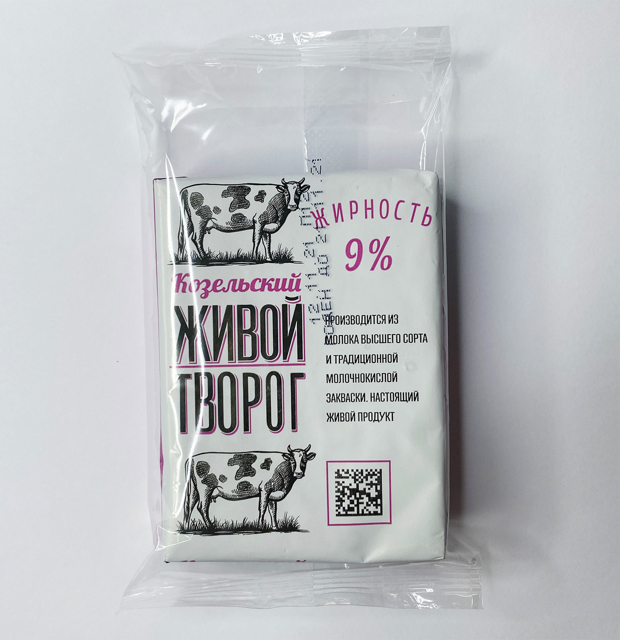 Творог Козельское молоко 9%, 180г