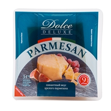 Сыр Dolce Deluxe Пармезан твердый 34%, 200г