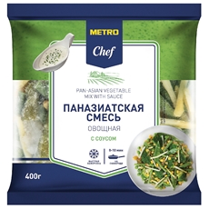 METRO Chef Смесь овощная Паназиатская с соусом замороженная, 400г