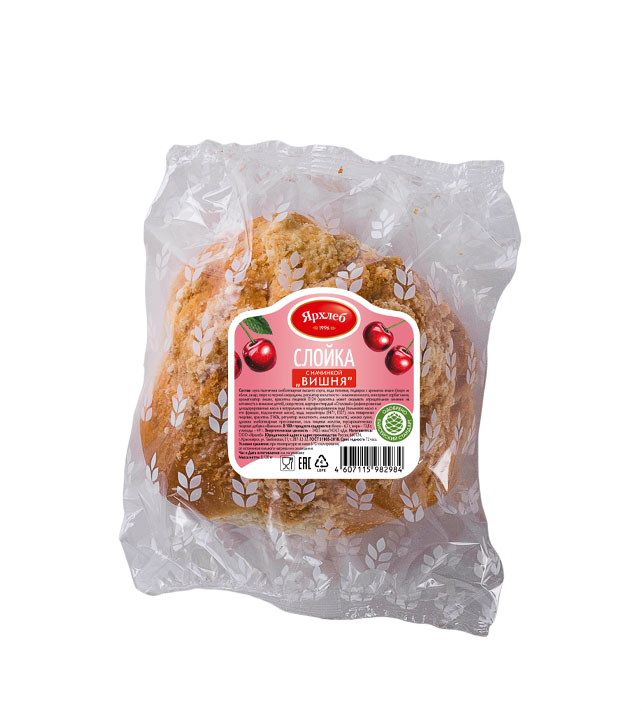 Слойка Ярхлеб с вишней, 120г