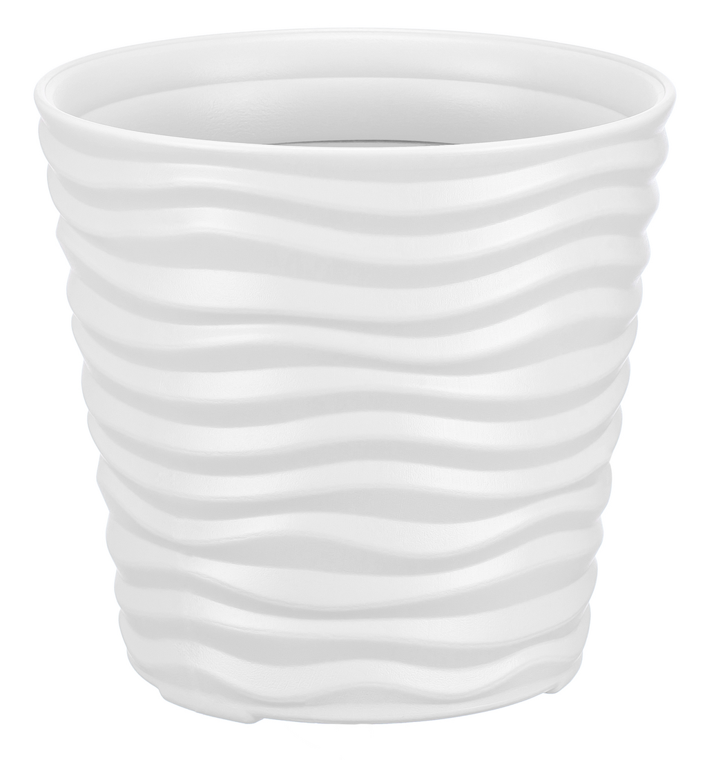 Кашпо со вставкой Idea Дюна пластиковое в ассортименте 8.5л, 24 х 25.5 х 25.5см