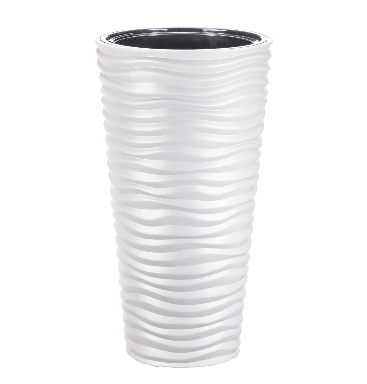 Кашпо со вставкой Idea Дюна пластиковое в ассортименте 42л, 63 х 34 х 34см