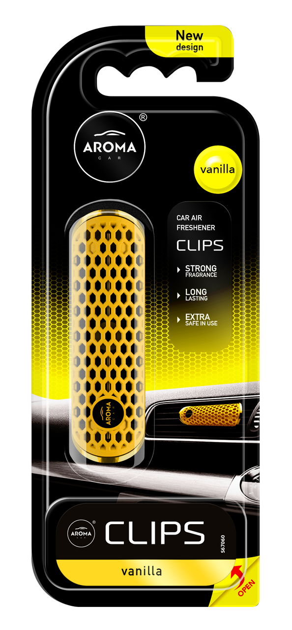 Ароматизатор для автомобиля Aroma Car Polymer Clips Ваниль