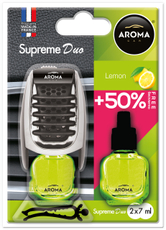 Ароматизатор на дефлектор Aroma Car Supreme Duo Lemon 7мл, 2шт