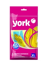 Перчатки хозяйственные York резиновые суперплотные, XL
