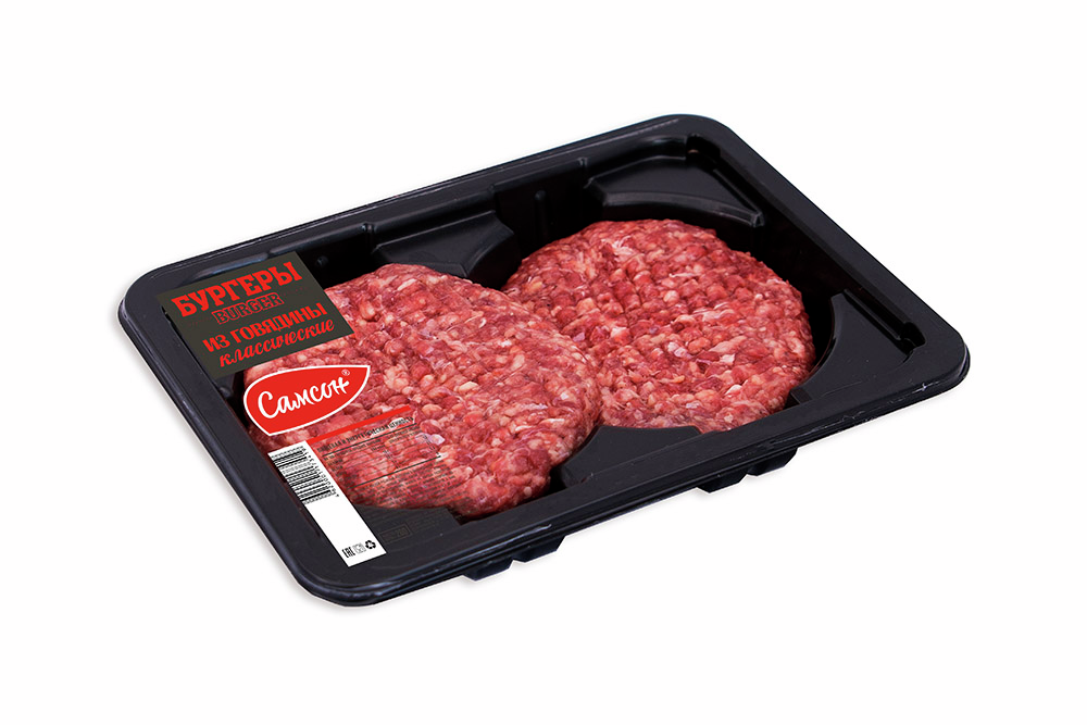 Бургеры Самсон из говядины, 200г