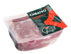 Карбонад свиной Сибагро без кости охлажденный, ~1.15кг