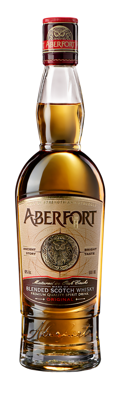 Изображение товара Виски Aberfort 0.5л купажированный крепостью 40% Россия