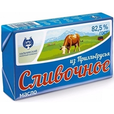 Масло сливочное Из Приэльбрусья 82.5%, 380г