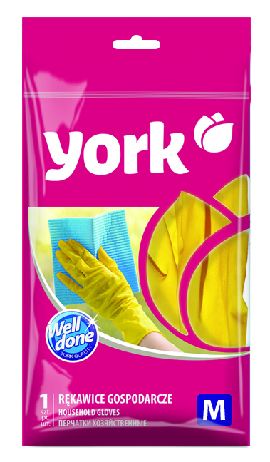 Перчатки хозяйственные York M