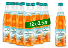Лимонад Черноголовка Мандарин сильногазированный, 500мл x 12 шт