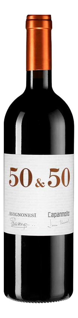 Вино Capannelle 50 & 50 Toscana красное сухое, 0.75л