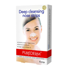 Полоски Purederm для глубокого очищения пор лица 6шт, 18г