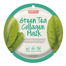 Маска для лица Purederm Коллагеновая регенерирующая с экстрактом зеленого чая