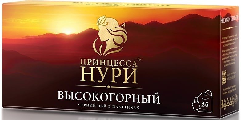 Изображение товара Чай Принцесса Нури высокогорный черный (2г x 25шт), 50г