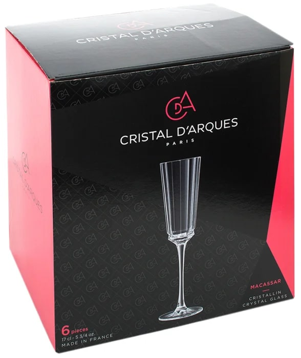 Изображение товара Набор бокалов для шампанского Cristal d'Arques Macassar 170 мл х 6 шт