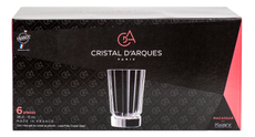 Набор высоких стаканов Cristal d'Arques Macassar, 360мл х 6шт
