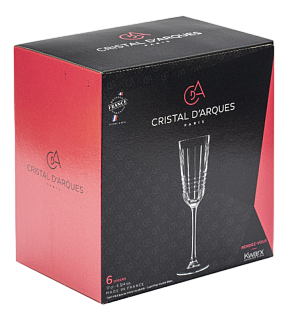 Изображение товара Набор бокалов для шампанского Cristal d'Arques Rendez-Vous, 170 мл, 6 шт