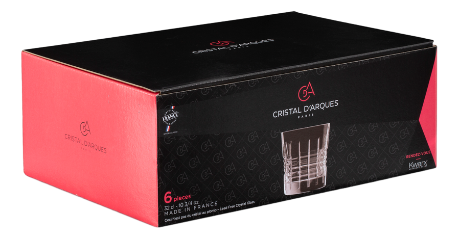 Изображение товара Набор низких стаканов Cristal d'Arques Rendez-vous, 320мл х 6шт
