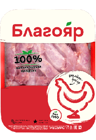 Шеи цыпленка-бройлера Благояр охлажденные, 490г