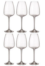Набор бокалов для белого вина Crystal Bohemia Ancer alizee, 440мл х 6шт