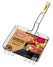 Решетка для барбекю Firewood 2022 стальная с регулировкой глубины, 40 х 28 х 1см