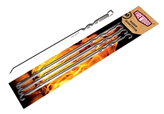 Набор шампуров Firewood SC60-6P стальной с комбинированной ручкой 60см, 6шт