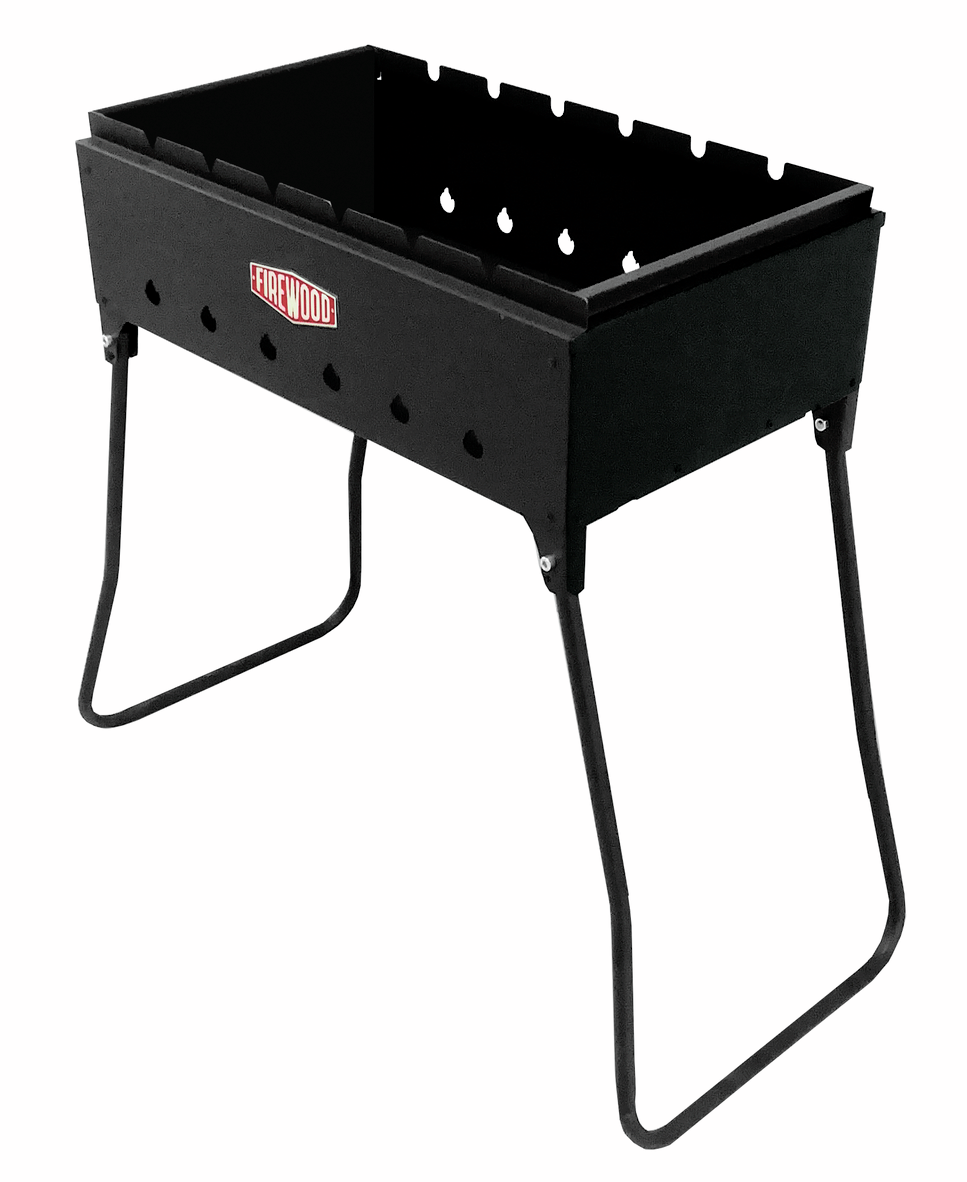 Мангал Firewood Corvus с двойными стенками 37 x 70 x 105см