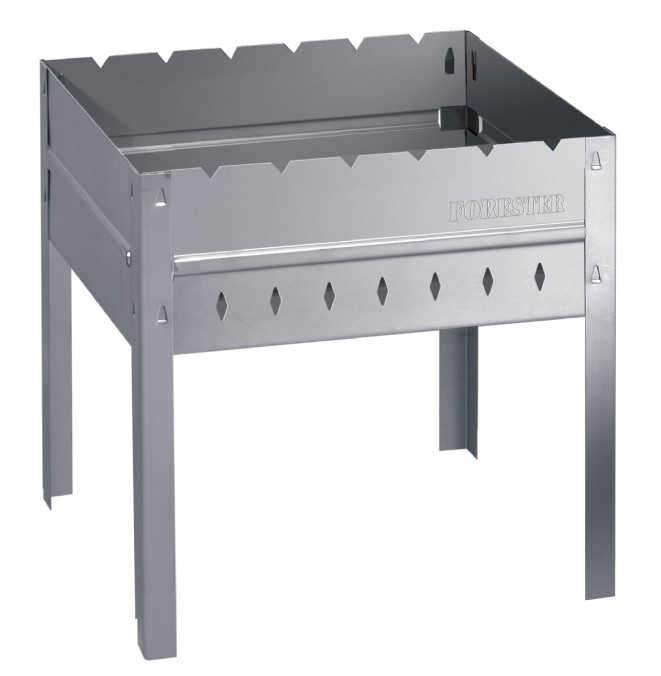 Мангал разборный Forester Mobile со складным дном в пластиковом кейсе