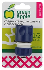 Соединитель для шланга Green Apple Eco Green пластиковый, 12мм